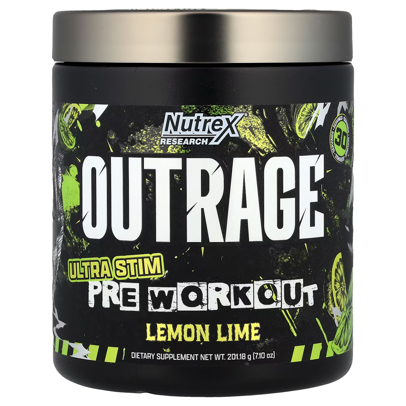 OUTRAGE ULTRA STIM PRE-WORKOUT: ENERGY, FOCUS & POWER