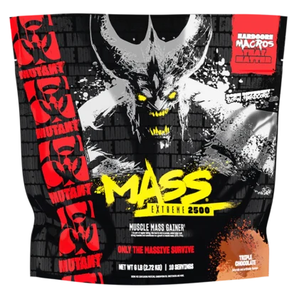 Mutant Mass Extreme 2500 - Muscle Mass Gainer 6 LBS (2.72 KG)
